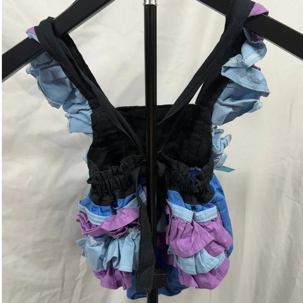 Blu Moon Handmade‎ Design Baby Girls 3-6M Little Sister Emmy Romper Costume